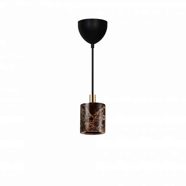 Závěsná bronzová lampa Siv moderní s regulací nad jídelní stůl Nordlux