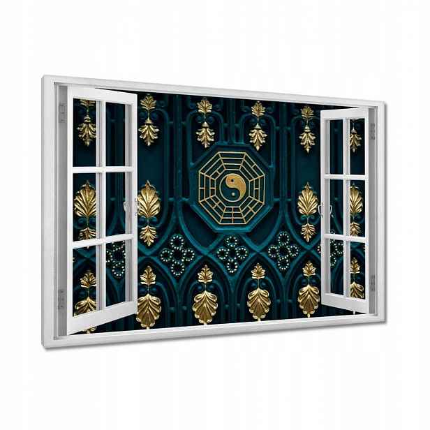 Obrazy 120x80 Abstrakce Zlatá harmonie