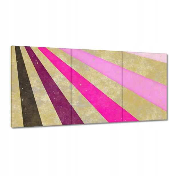 Obrazy 120x60 Fialové pruhy