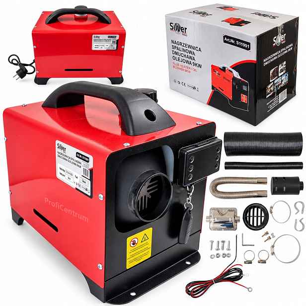 Olejový Spalovací Ohřívač Diesel 9KW 12V 230V LCD Pilot Webasto