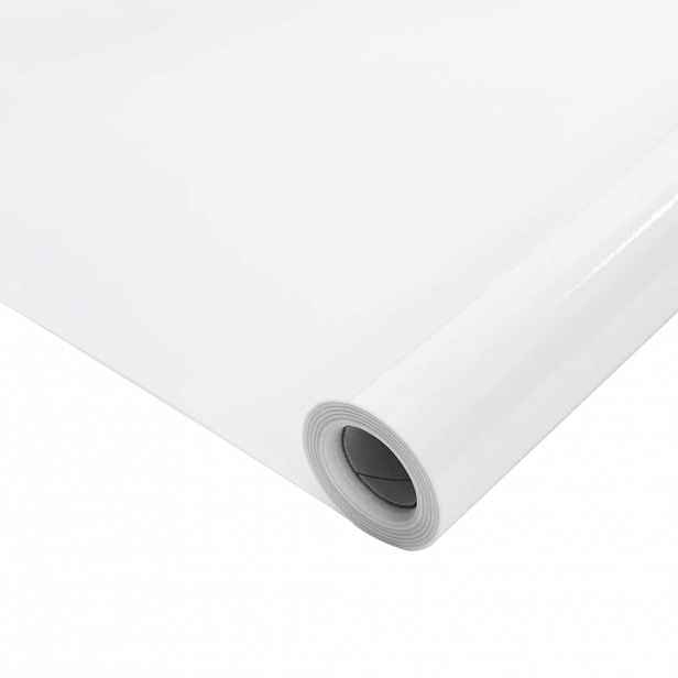 vidaXL Okenní fólie 5 ks statické matné bílé PVC