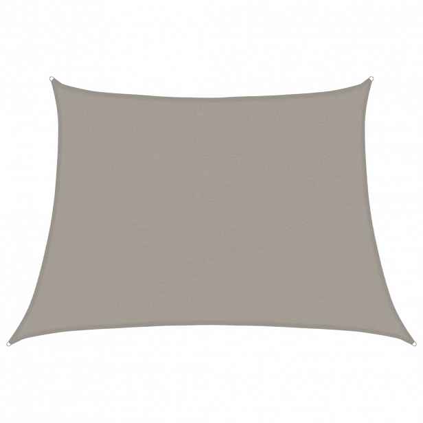 vidaXL Stínicí plachta 160 g/m² lichoběžník světle šedá 4/5 x 3 m HDPE