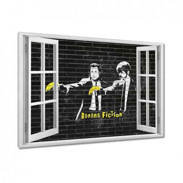 Obrazy 90x60 Banksy Banana Fiction