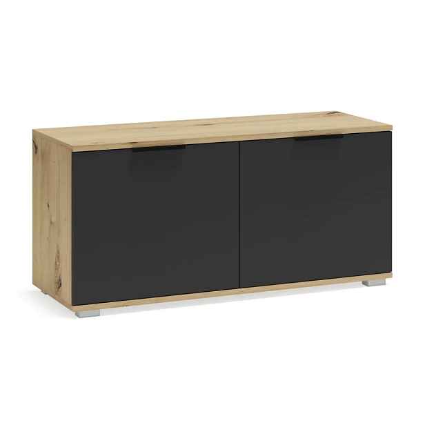 Halmar Botní s dvířky CLIF ST-100, dub artisan/antracit