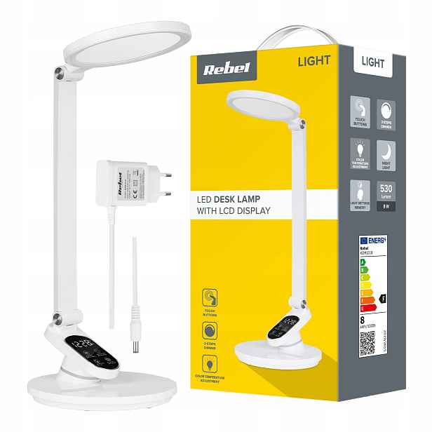 Led stolní lampa s regulací výkonu Hodinový Časovač
