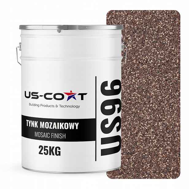 Mozaiková Omítka Mozaika 25 Kg Hnědá Tmavá M71 Ozdobná Pryskyřičná Fasáda