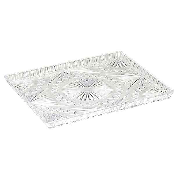 podnos 33x27x2,2cm, KRYSTAL, brus, plast