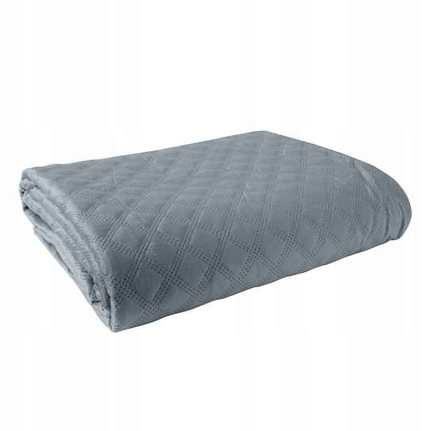 Přehoz na postel Velvi velvet moderní 170x210 063 modrý