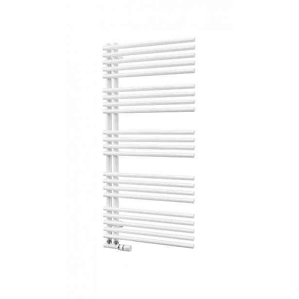 Radiátor kombinovaný ISAN Calypso 124,6x50 cm bílá DCAL12460500