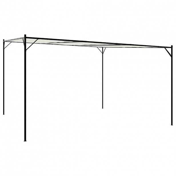 vidaXL Altán taupe 4 x 4 m 180 g/m² hliník a ocel
