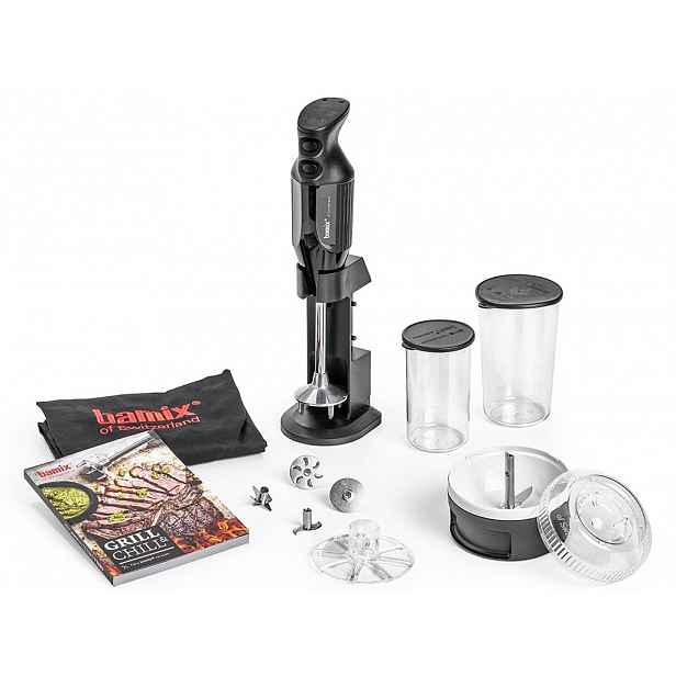 Bamix Ponorný tyčový mixér BBQ, 200 W, černý 1002.001