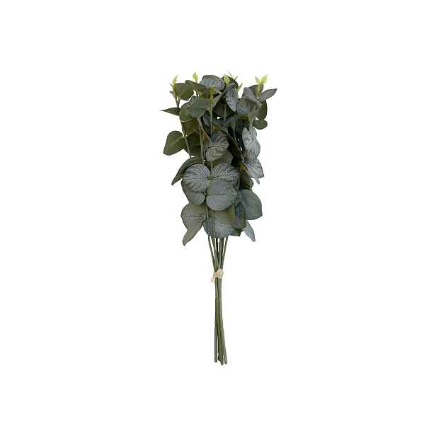 Dekorace umělá zelená květina Eucalyptus bouquet - 35 cm Chic Antique