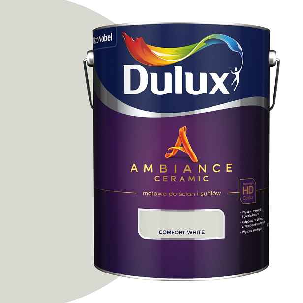 Dulux Ambiance Ceramic Barva 5L Comfort White