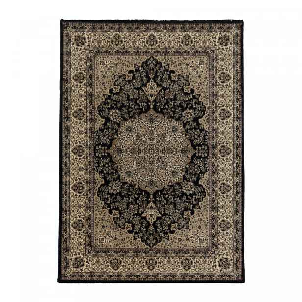 Kusový koberec Kashmir 2608 black, 200x290, černá, chodba / předsíň, Ayyildiz