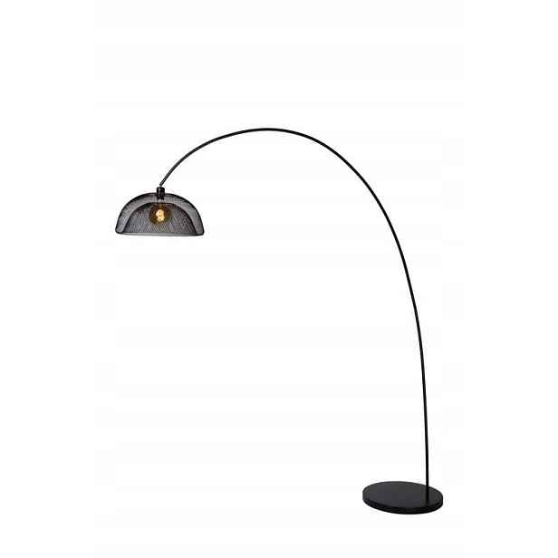 Lucide Mesh Stojací lampa Oblouková Černá E27 60W Moderní