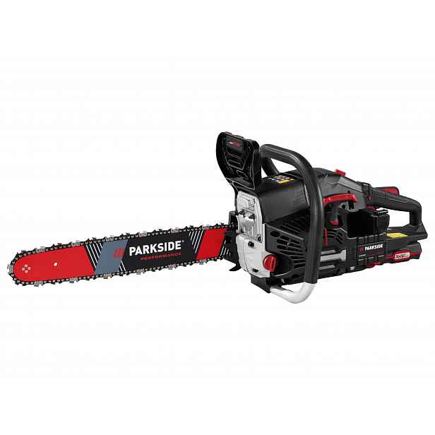 Parkside Performance® Benzínová řetězová pila s elektrickým startováním Ppbks 56 C3