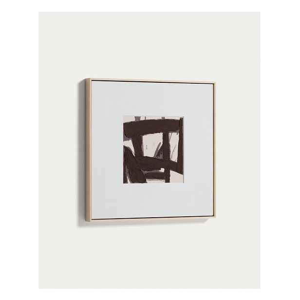 Ručně malovaný obraz s rámem/na plátně 60x60 cm Arilan – Kave Home