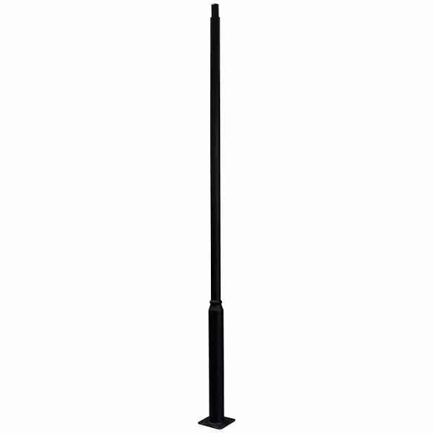 Skládací Osvětlovací Sloupek Fi 60 mm 3 m Černý