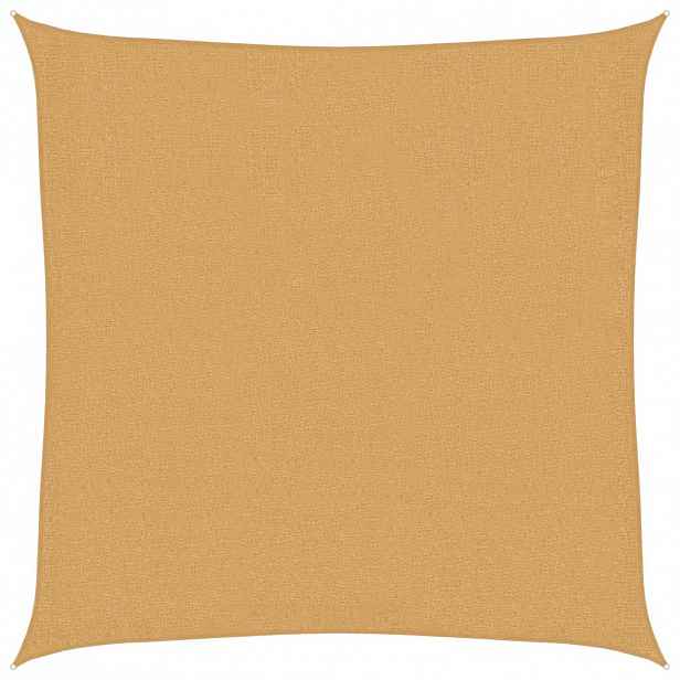 vidaXL Plachta proti slunci 160 g/m² čtverec písková 2,5 x 2,5 m HDPE