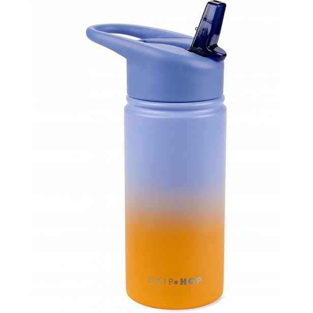 Skip Hop Termoláhev s náustkem 450 ml Ombre Blue Wander