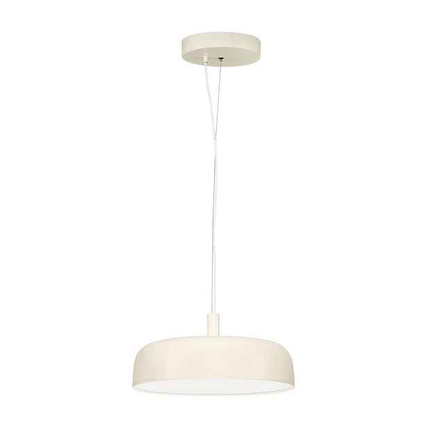 Krémové hliníkové LED stmívatelné závěsné svítidlo ø 40 cm Noelia – Nova Luce