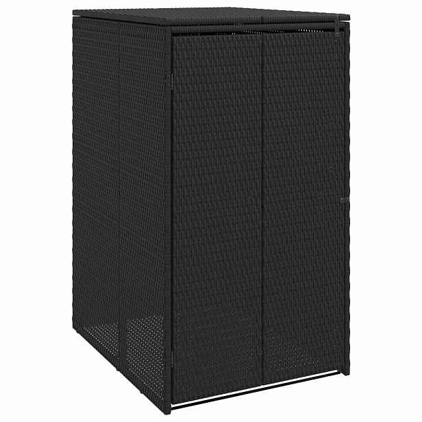 vidaXL Kontejner na odpadky Černá 65 x 80 x 115 cm Polyethylen