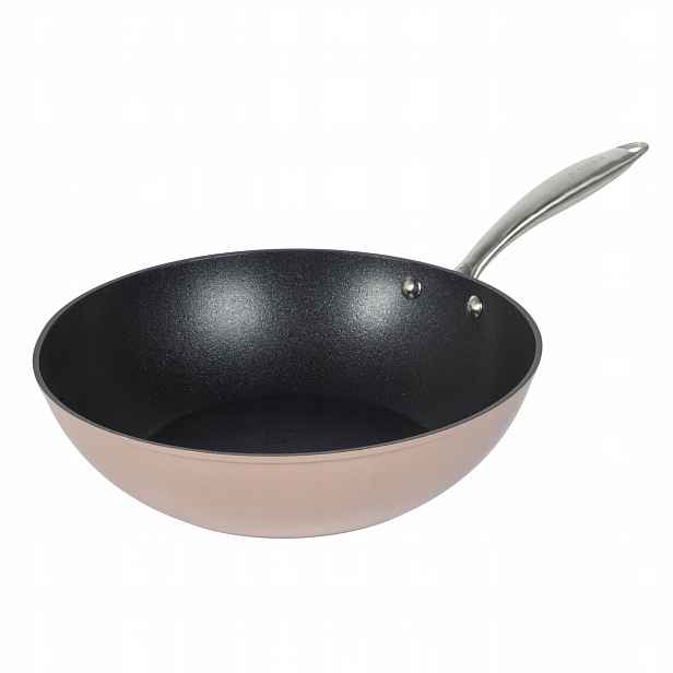 28 cm nepřilnavá hliníková wok pánev Salter