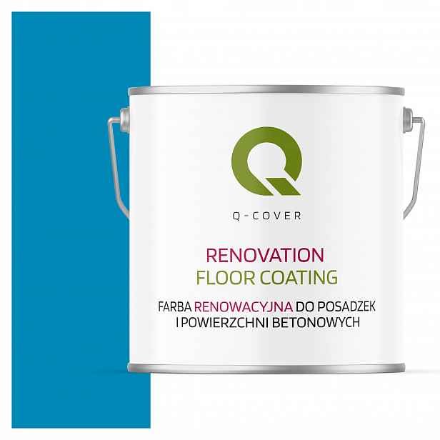 Barva Pro Renovaci Podlah Z Betonu Modrá Světlá Ral 5012 Polomat 5L