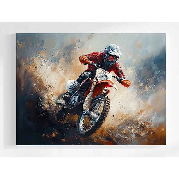 Plakát Motor Sport Motokros Skok Akce Adrenalin 100x75
