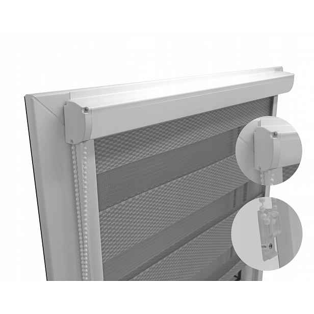 Roleta v prostorové Kazetě 105 cm x 150 cm Den A Noc Prestige