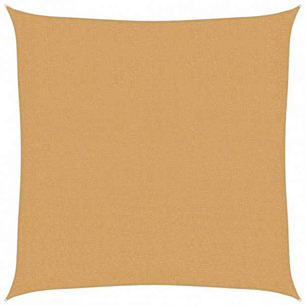 vidaXL Plachta proti slunci 160 g/m² čtverec písková 3,6 x 3,6 m HDPE