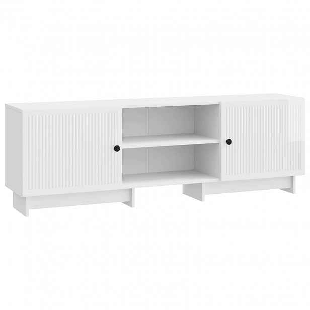 vidaXL Televizní skříň 150 x 31 x 50 cm Bílá s vysokým leskem