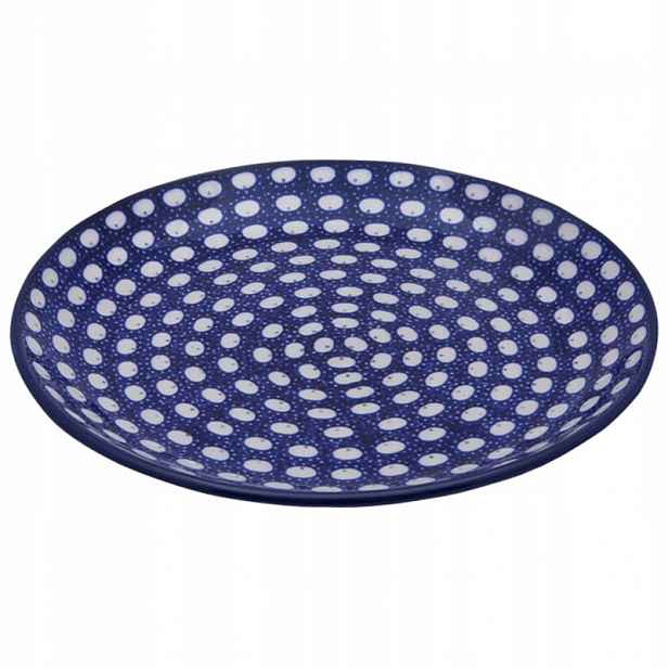 Dezertní talíř 20 cm Umělecká keramika Bolesławiec dek 0074 Tečky