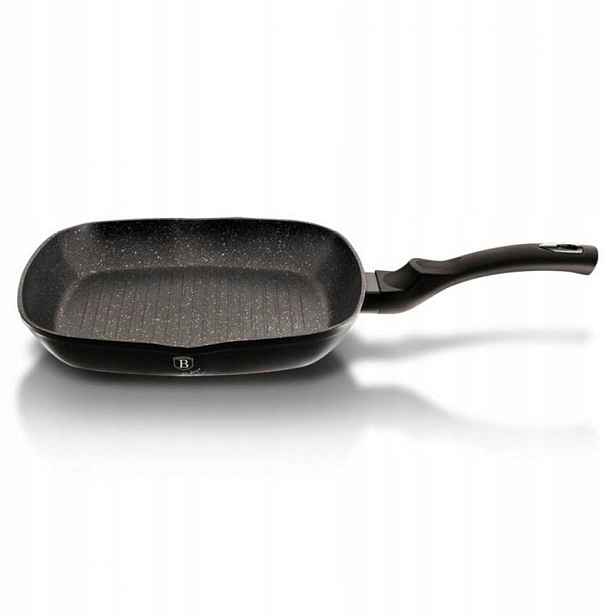 Granitová Grilovací Pánev 28 cm Berlinger Haus BH-1846 Black Silver
