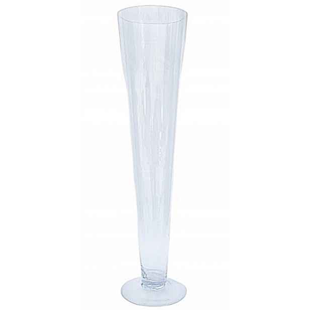 Skleněná váza kalich 60 cm 74614 flakon držák na květináč