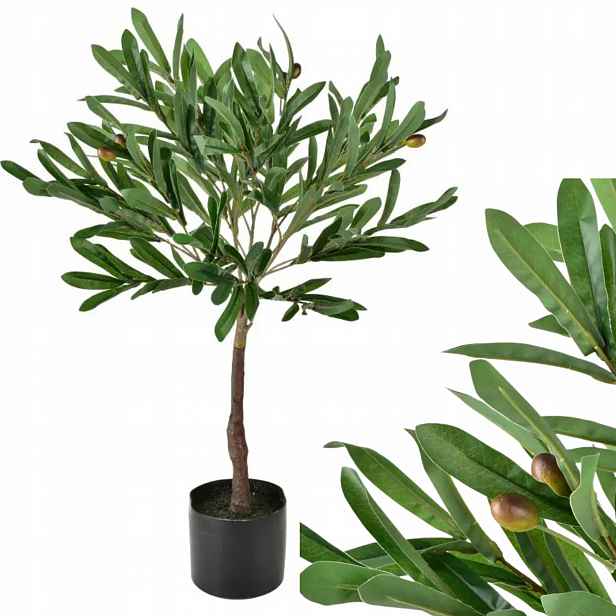 Umělý olivovník Viridis 72 cm, dekorativní olivový strom