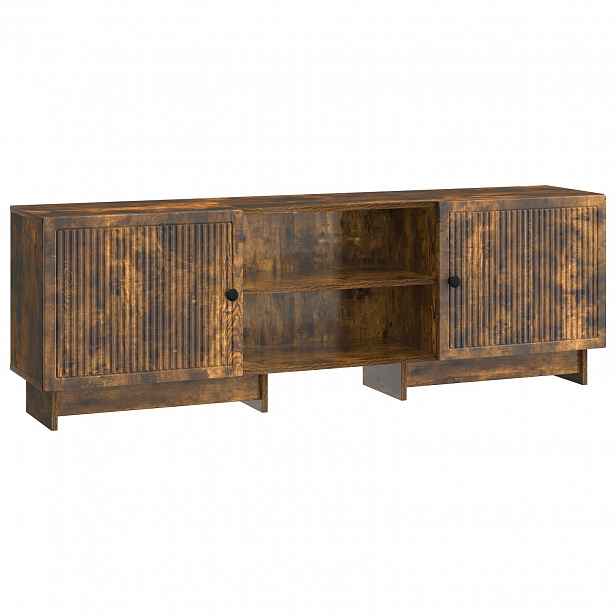 vidaXL Televizní skříň 150 x 31 x 50 cm Kouřový dub Dřevěný materiál