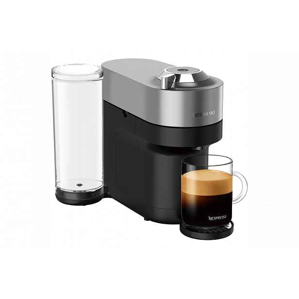 Kapslový kávovar KRUPS Nespresso Vertuo Pop+ XN930T10 Titanový/Černý