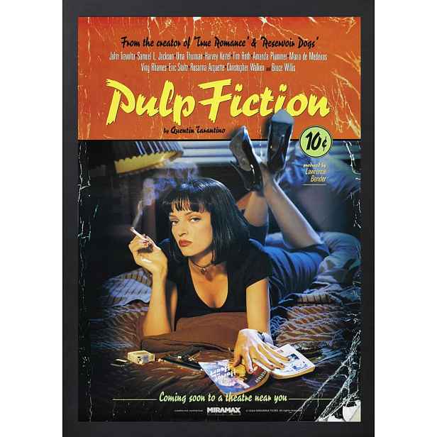 Plakát Pulp Fiction Art Umění Retro Vintage Fotoplakát 91,5x61 cm #5 #8