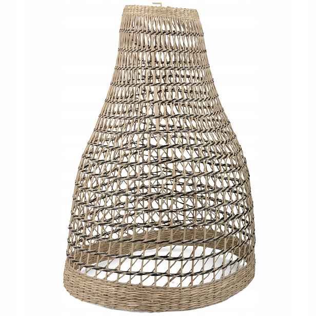 Stínidlo Na Žárovku Přírodní Boho Skandinávské 50 cm Pro Závěsnou Lampu