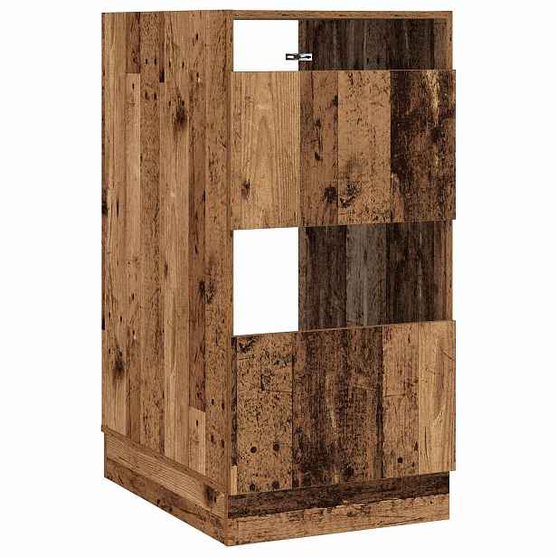 vidaXL Skříň na prádlo Staré dřevo 50 x 68 x 102 cm Kompozitní dřevo