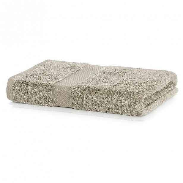 Béžová osuška DecoKing Bamby Beige, 70 x 140 cm