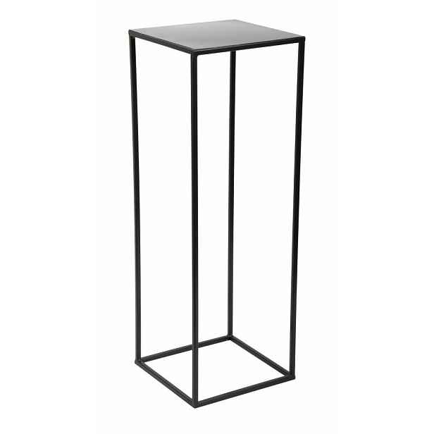 HowHomely Květinový stojan Charr 70 cm černý