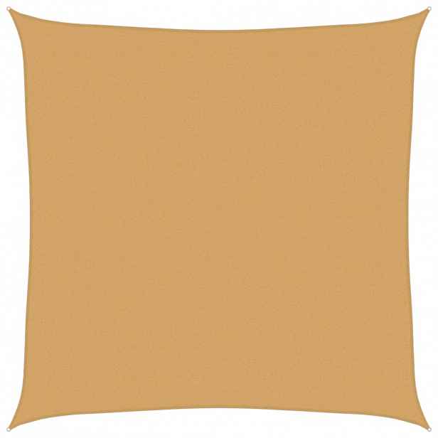 vidaXL Plachta proti slunci 160 g/m² čtverec písková 5 x 5 m HDPE
