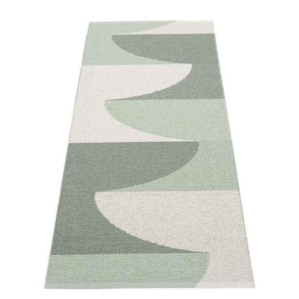 Zelený vnitřní a venkovní běhoun 70x180 cm Hill Army Misty Mint – Pappelina