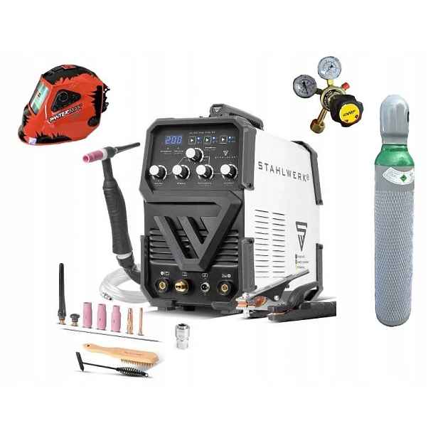 Invertorová Svářečka 2V1 Stahlwerk Tig Ac DC 200 St Mma Hf Hot Start