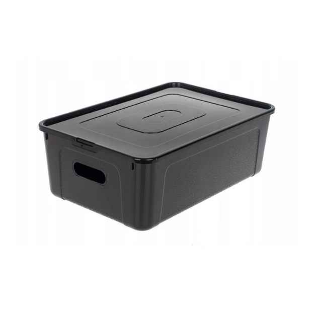 box 7,0l+víko, otvory, 34x20x10cm, mixRASTR, MULTIBOX, plast