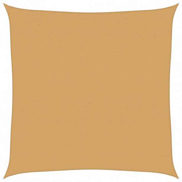 vidaXL Plachta proti slunci 160 g/m² čtverec písková 7 x 7 m HDPE