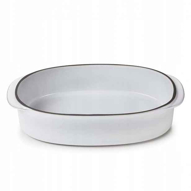 Zapékací Mísa oválný Revol Caractere 26x18,5 cm, porcelán, bílá barva