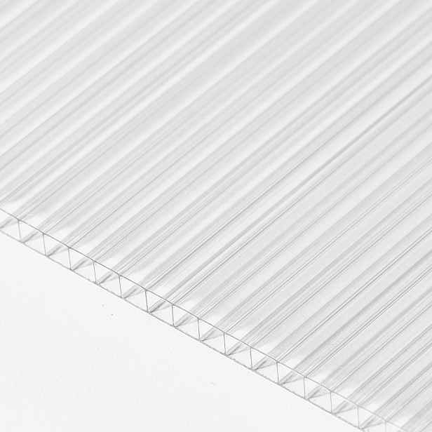 Deska polykarbonátová dutinková MULTICLEAR 6 BOX 2 WALL 1UV čirá 1050×6000 mm